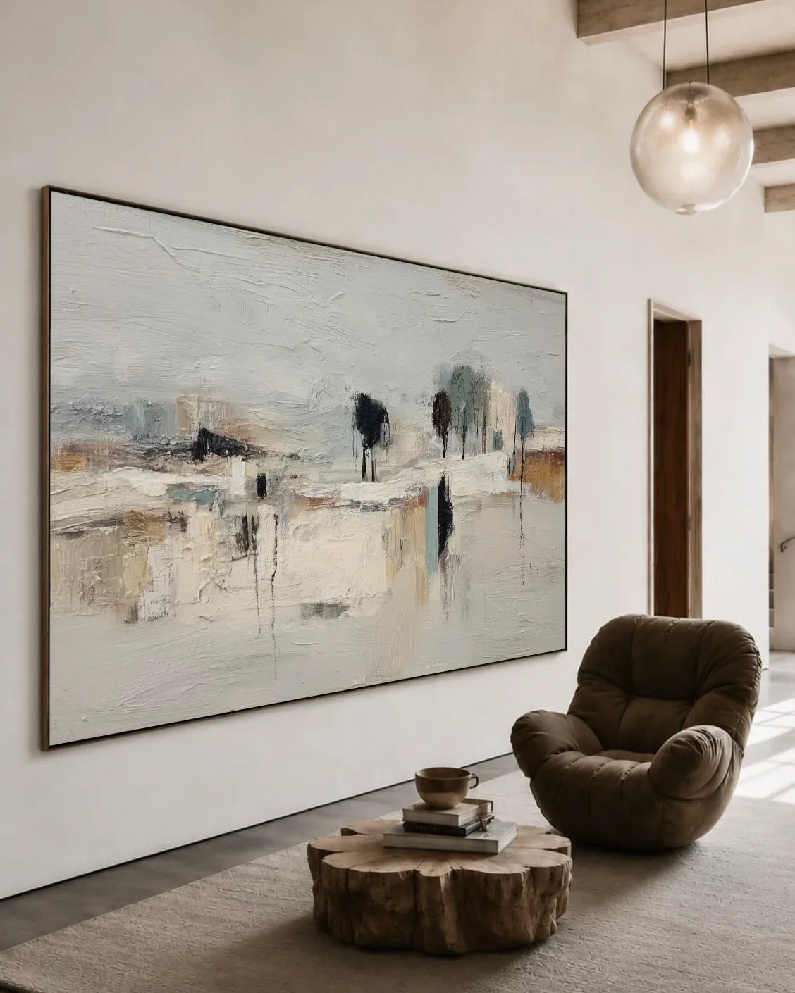Extra Large Abstract Wabi Sabi Wall Art No.208