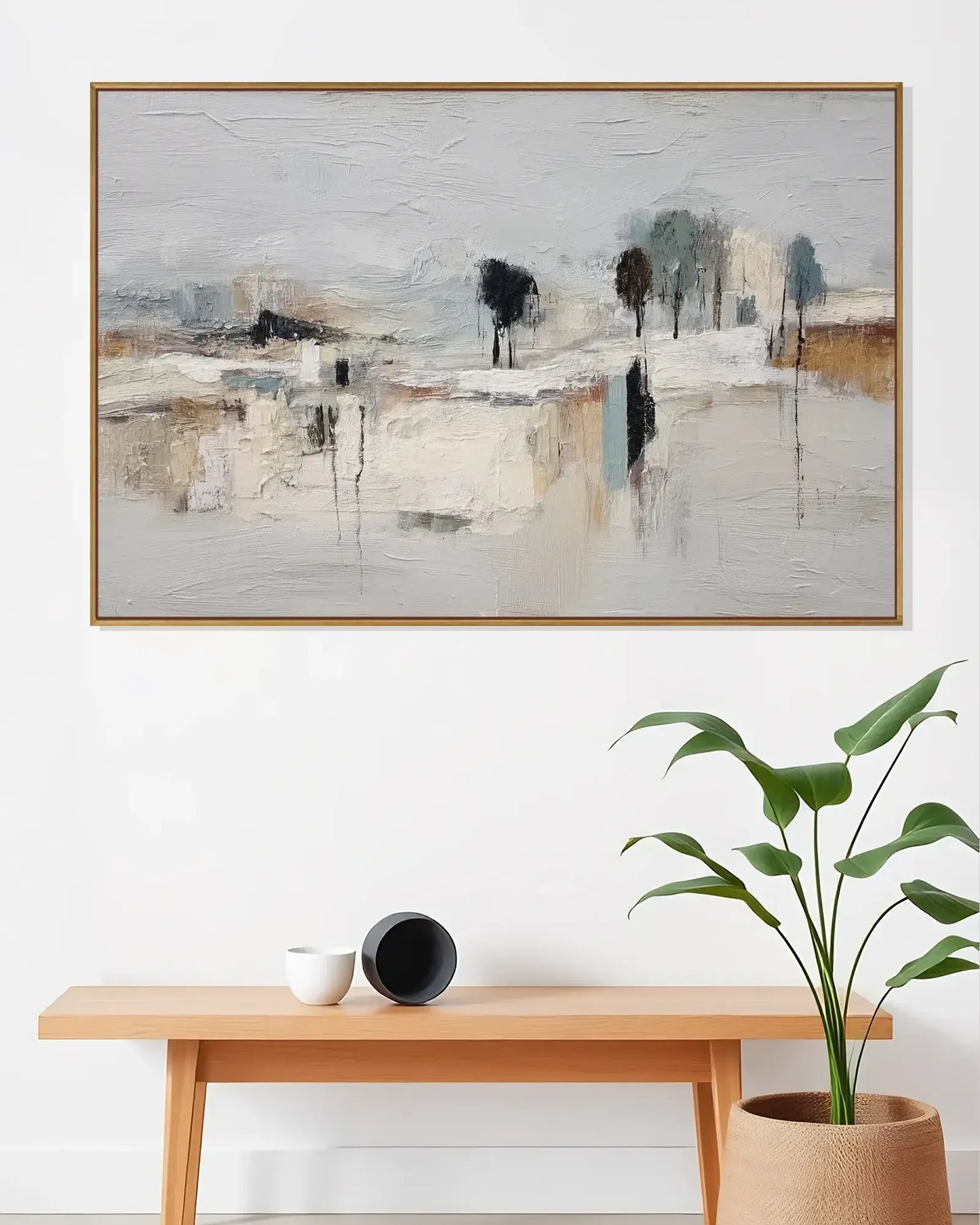Extra Large Abstract Wabi Sabi Wall Art No.208