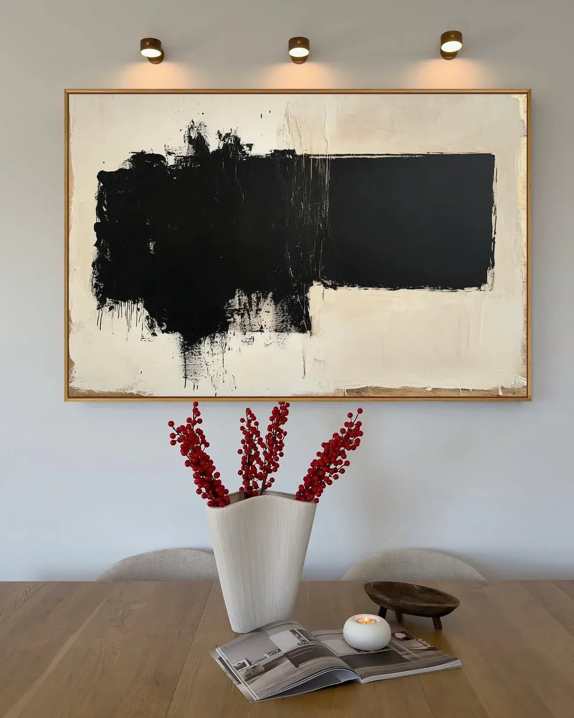 Extra Large Abstract Wabi Sabi Wall Decor No.211