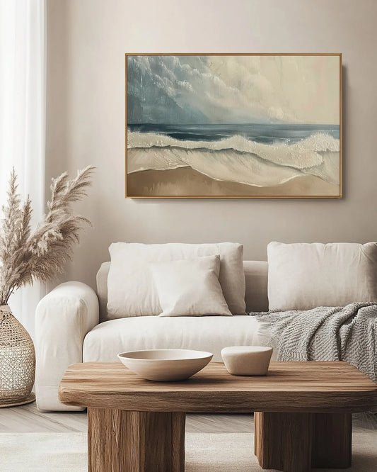 Extra Large Wabi Sabi Canvas Painting No.207