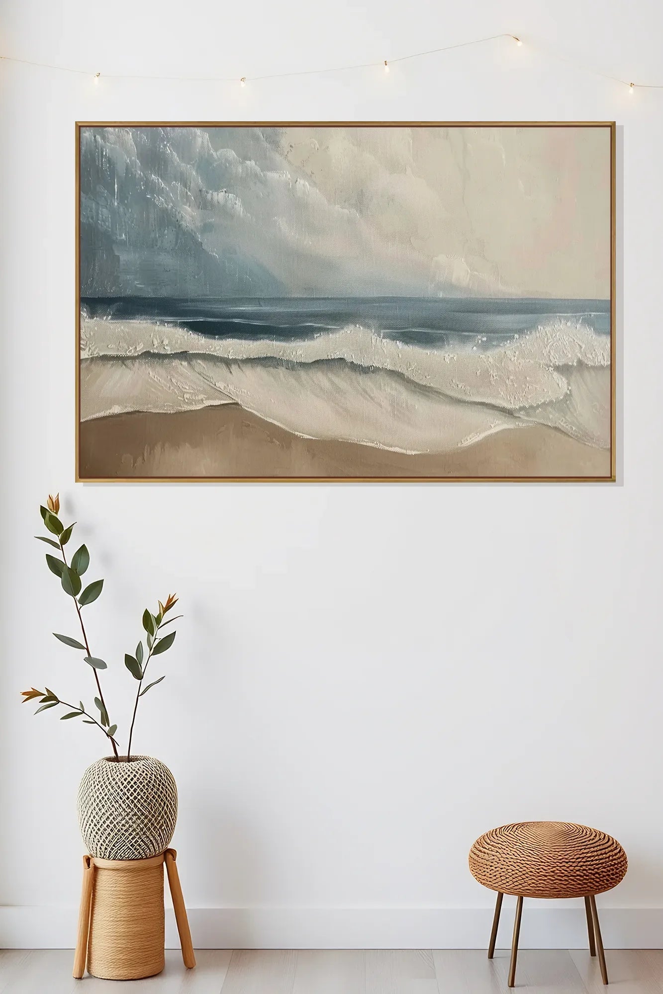 Extra Large Wabi Sabi Canvas Painting No.207