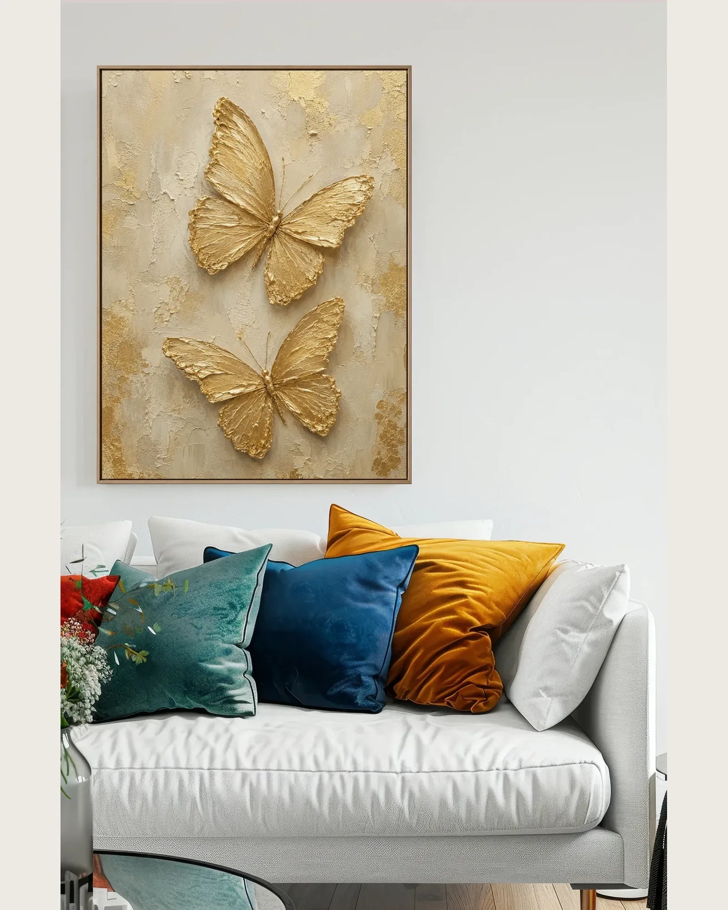 Gold Butterfly Artwork No.122