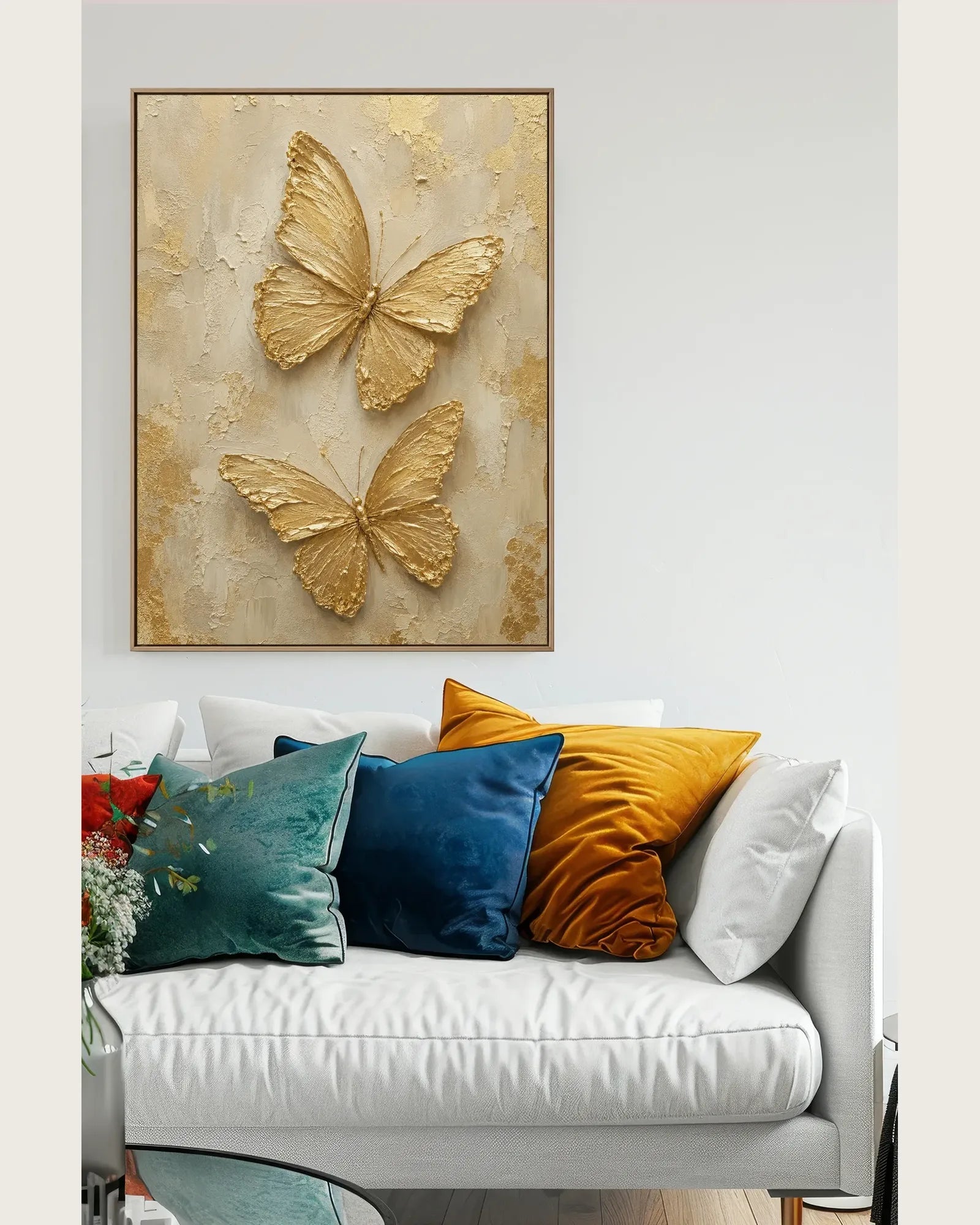 Gold Butterfly Artwork No.122