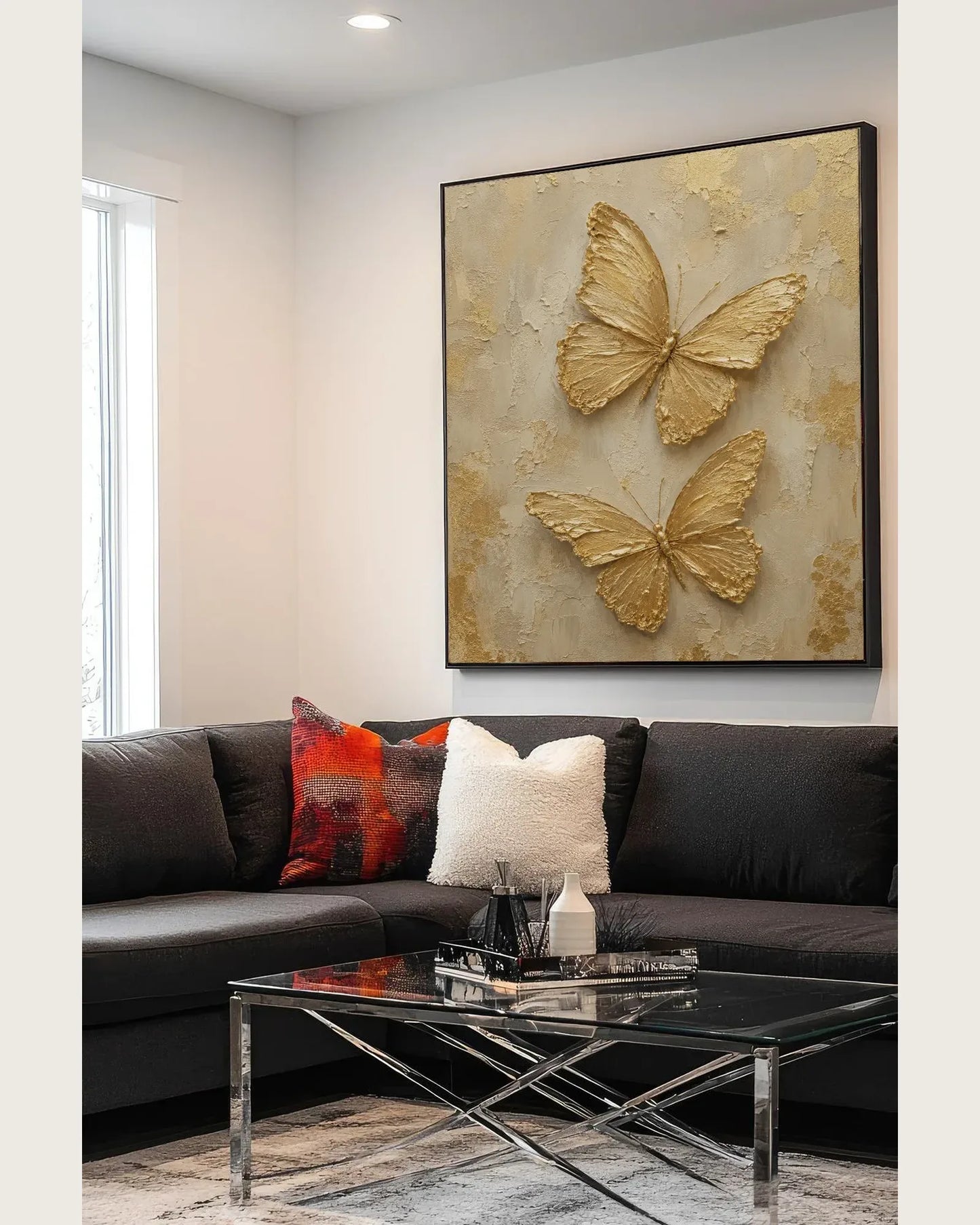 Gold Butterfly Artwork No.122