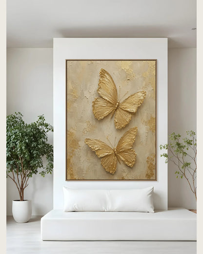 Gold Butterfly Artwork No.122