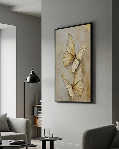 Gold Butterfly Canvas Art No.121