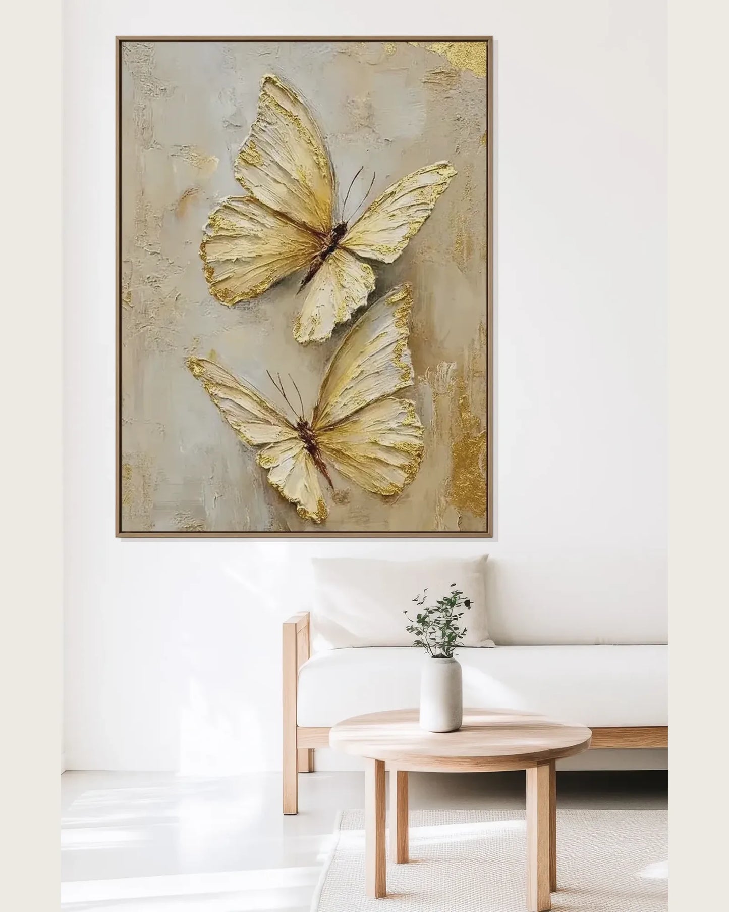 Gold Butterfly Canvas Art No.121