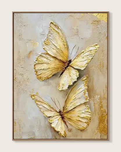 Gold Butterfly Canvas Art No.121