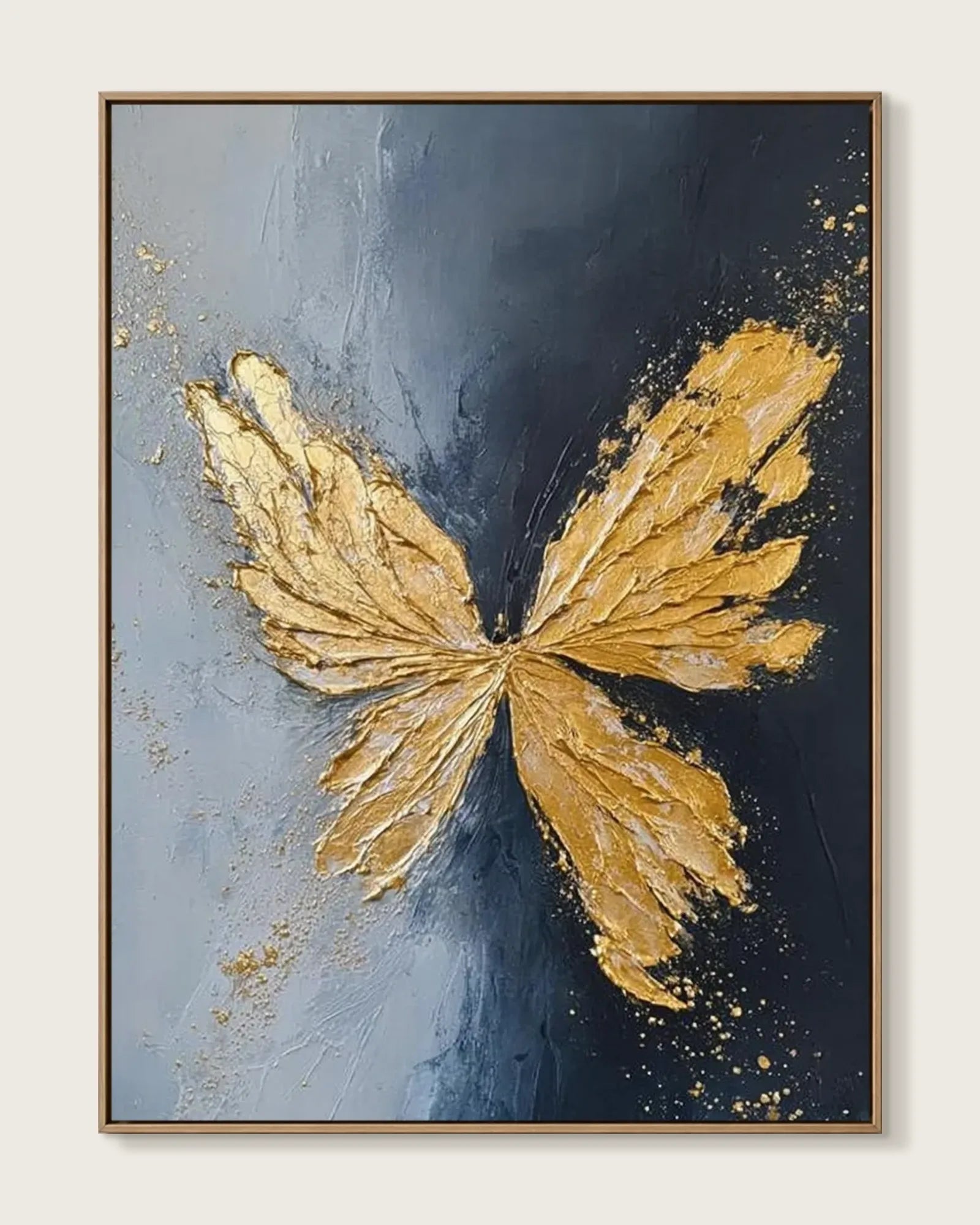 Gold Butterfly Canvas Painting No.124