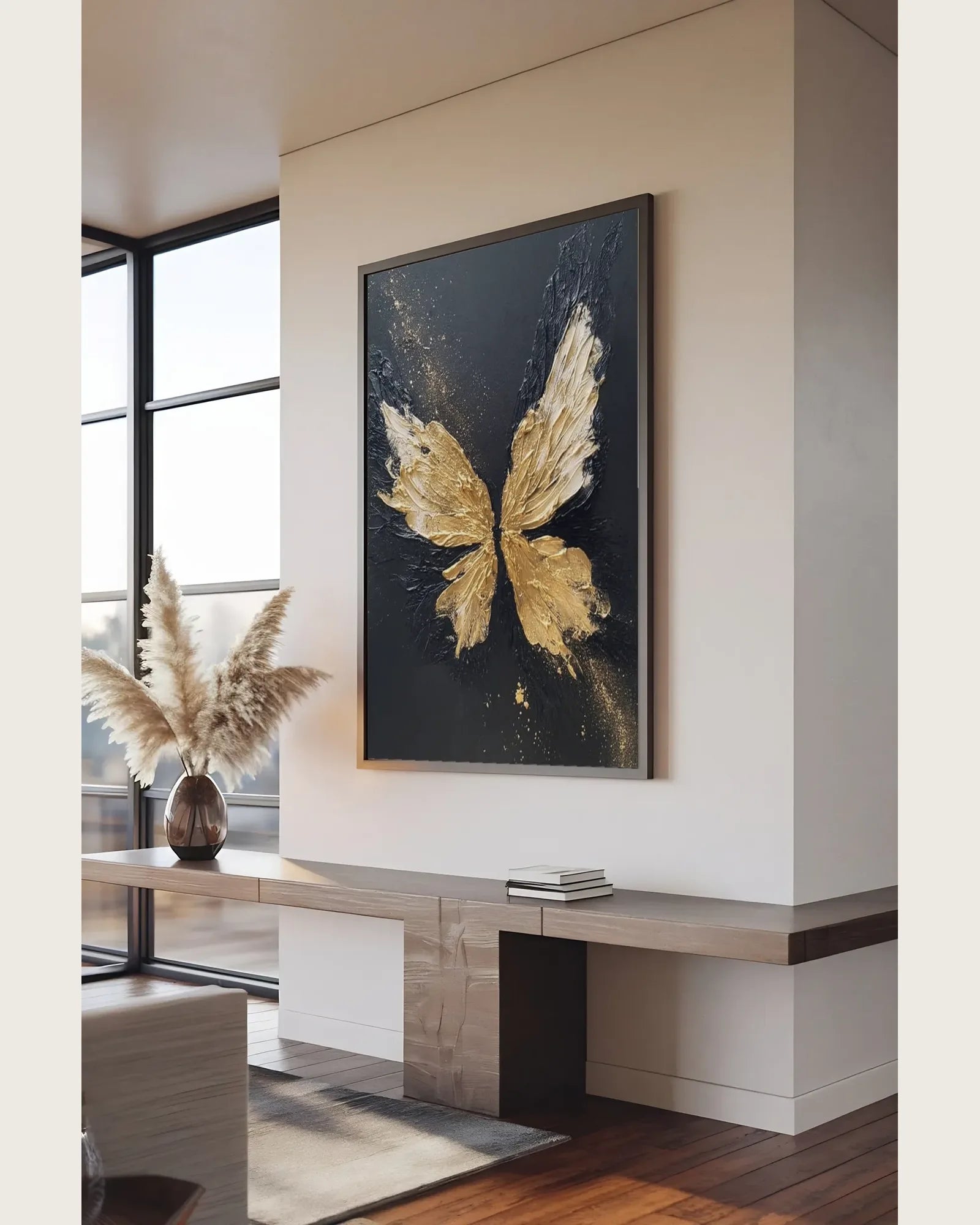 Gold Butterfly Painting No.125