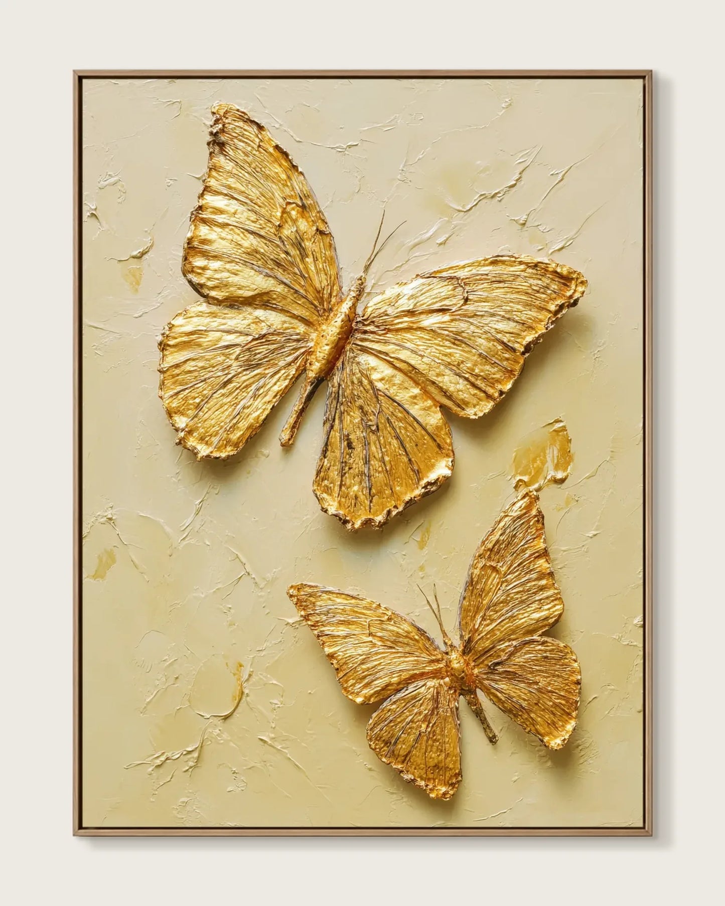 Gold Butterfly Texture Artwork No.128
