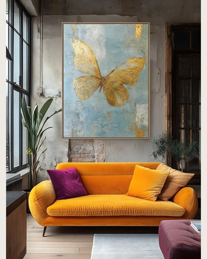 Gold Butterfly Wall Art No.120