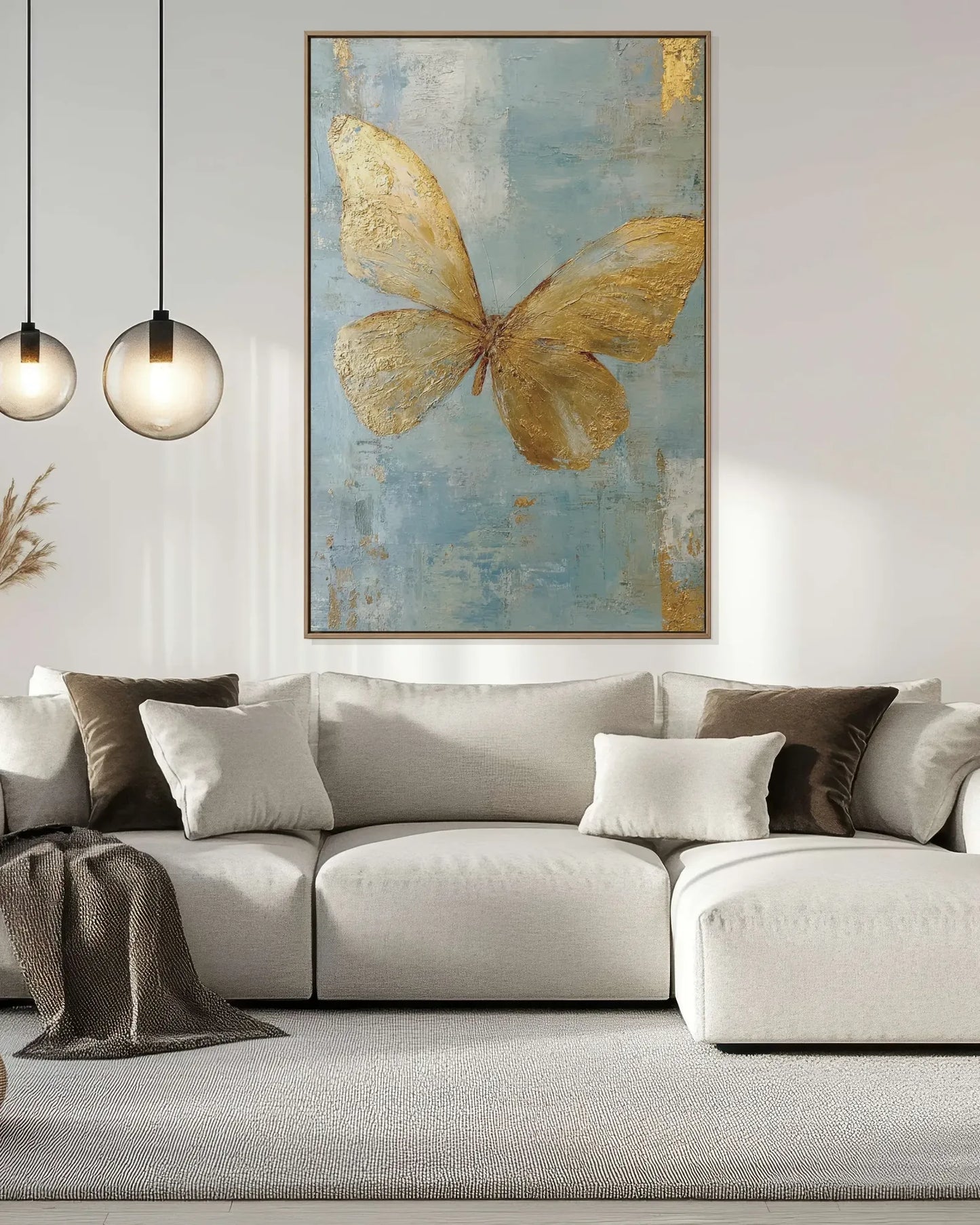 Gold Butterfly Wall Art No.120