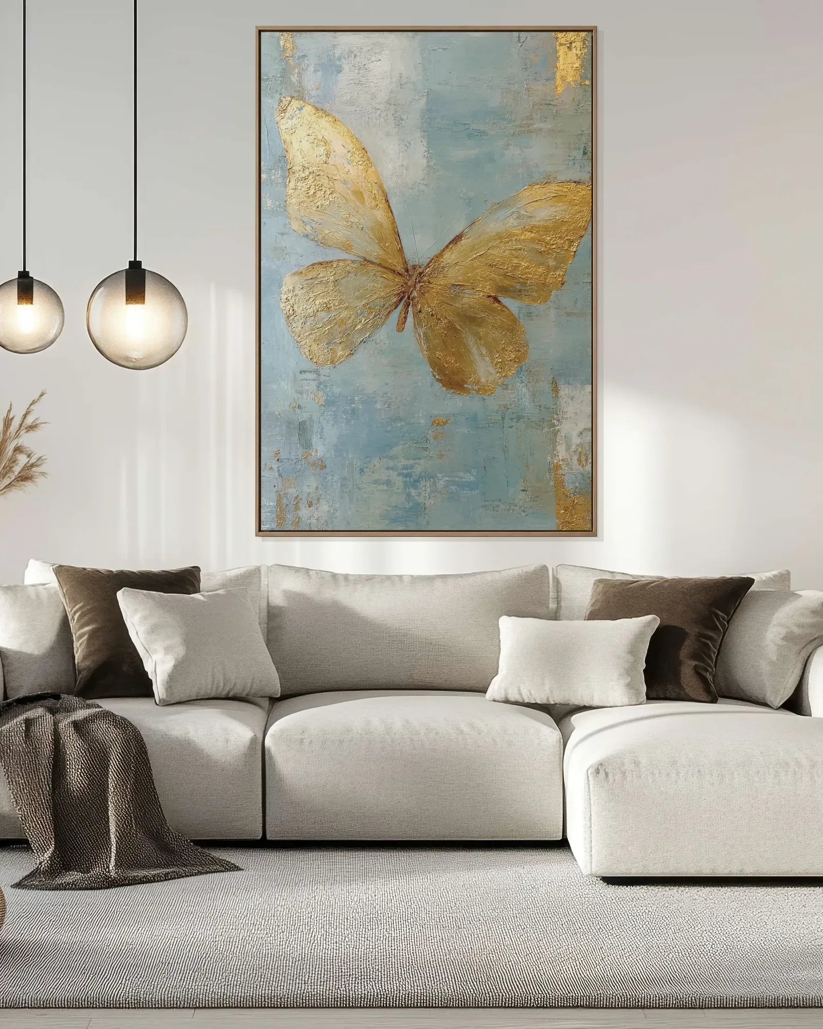 Gold Butterfly Wall Art No.120