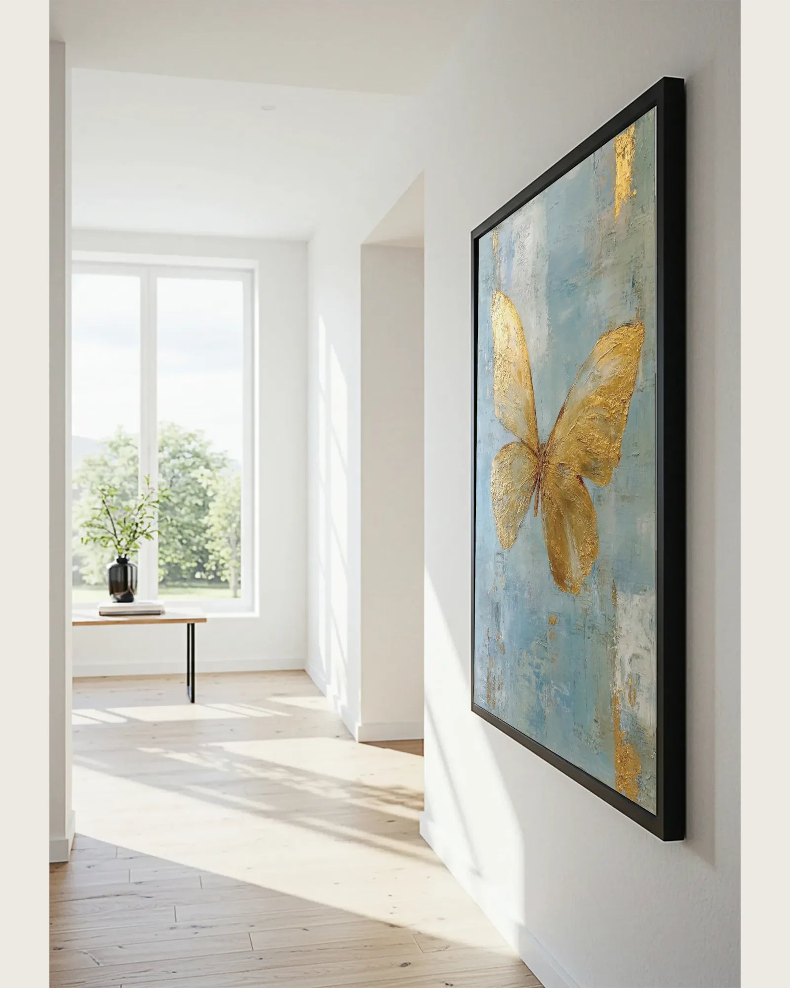 Gold Butterfly Wall Art No.120