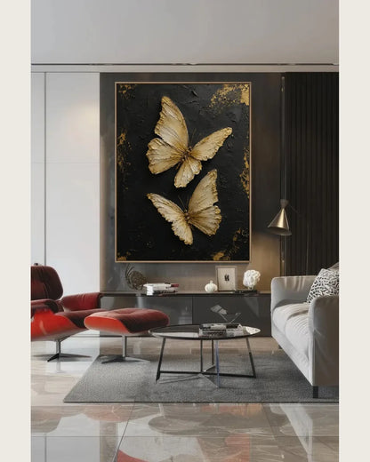 Gold Butterfly Wall Decor No.123