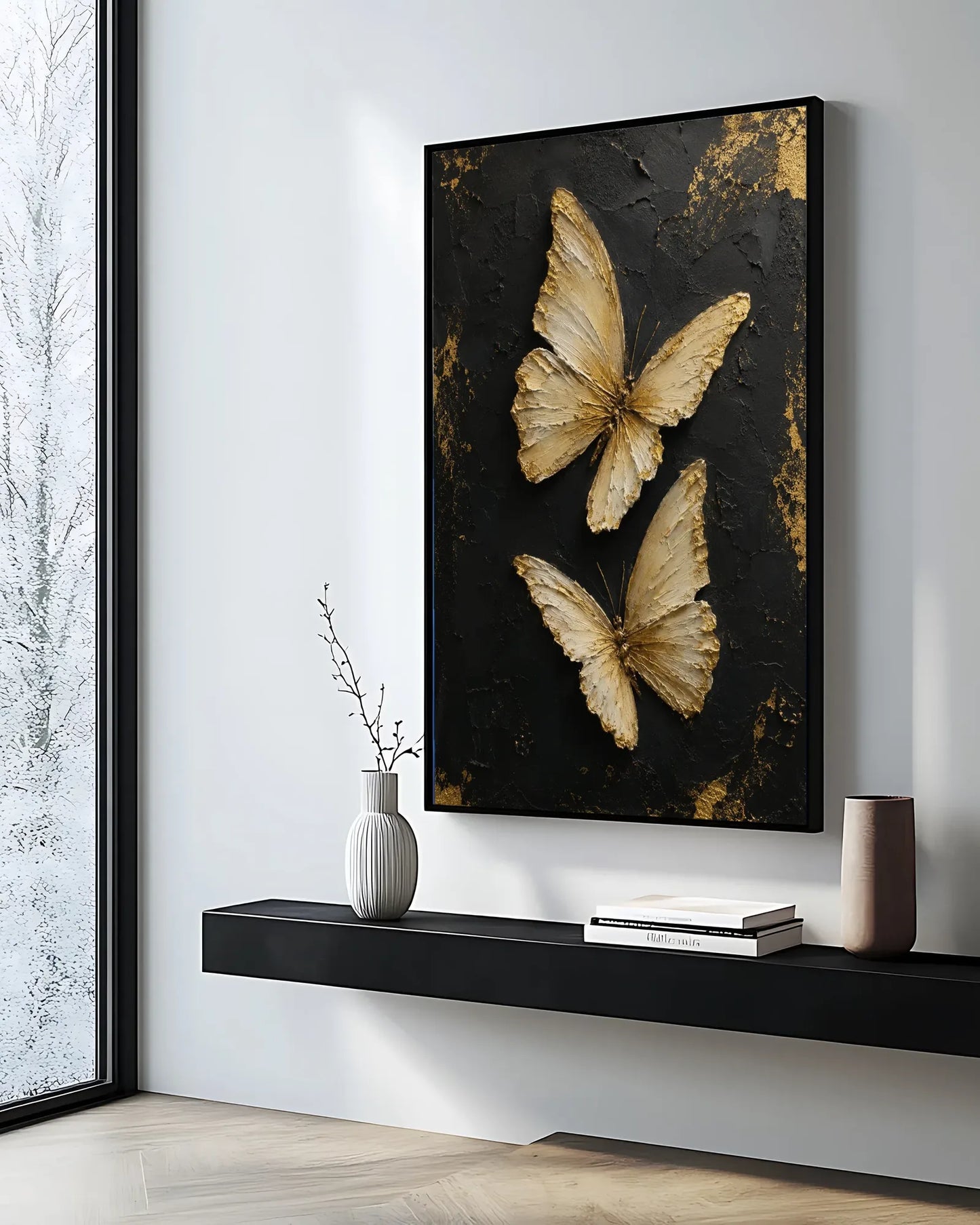 Gold Butterfly Wall Decor No.123