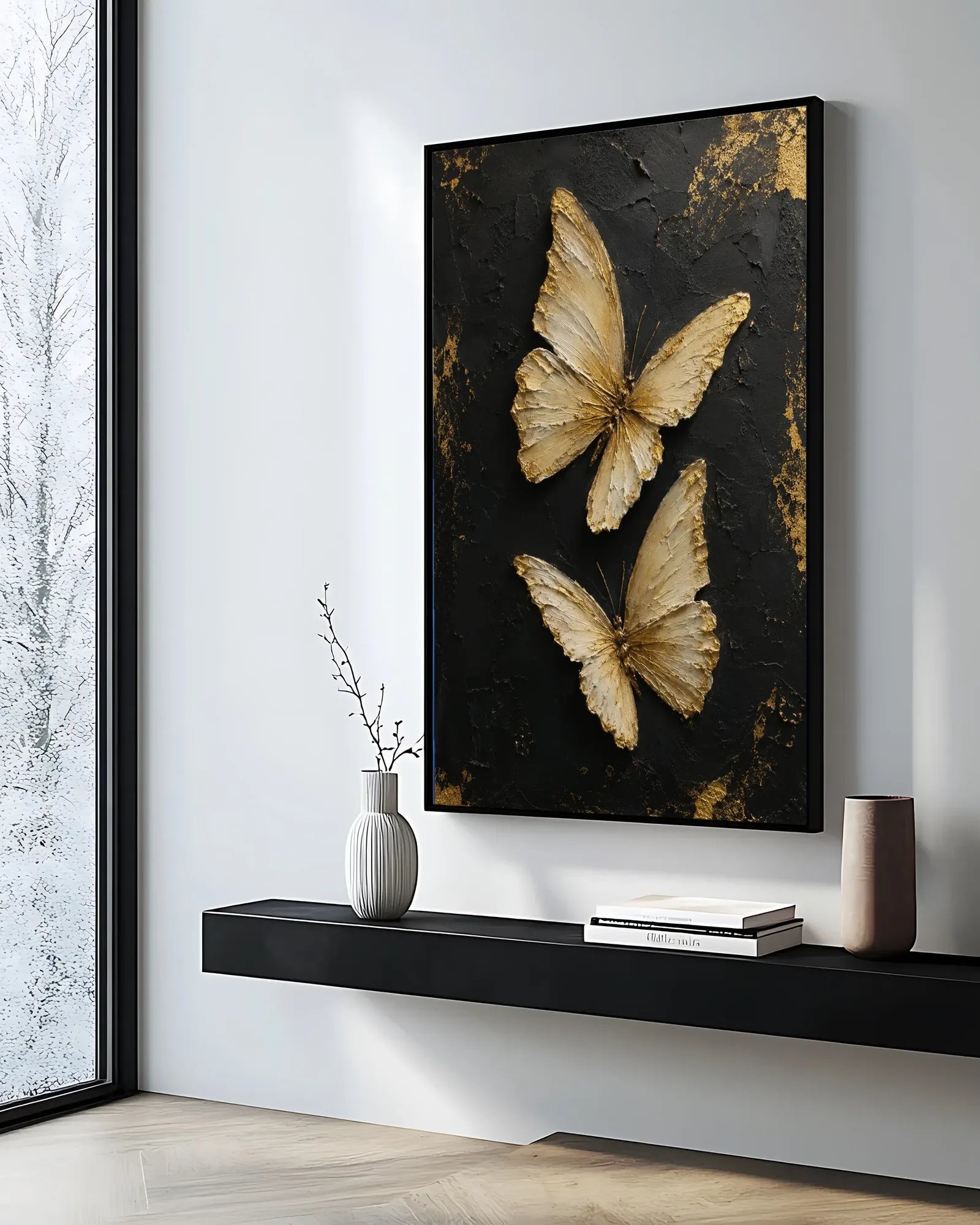 Gold Butterfly Wall Decor No.123
