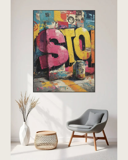 Graffiti Style Canvas Art No.059