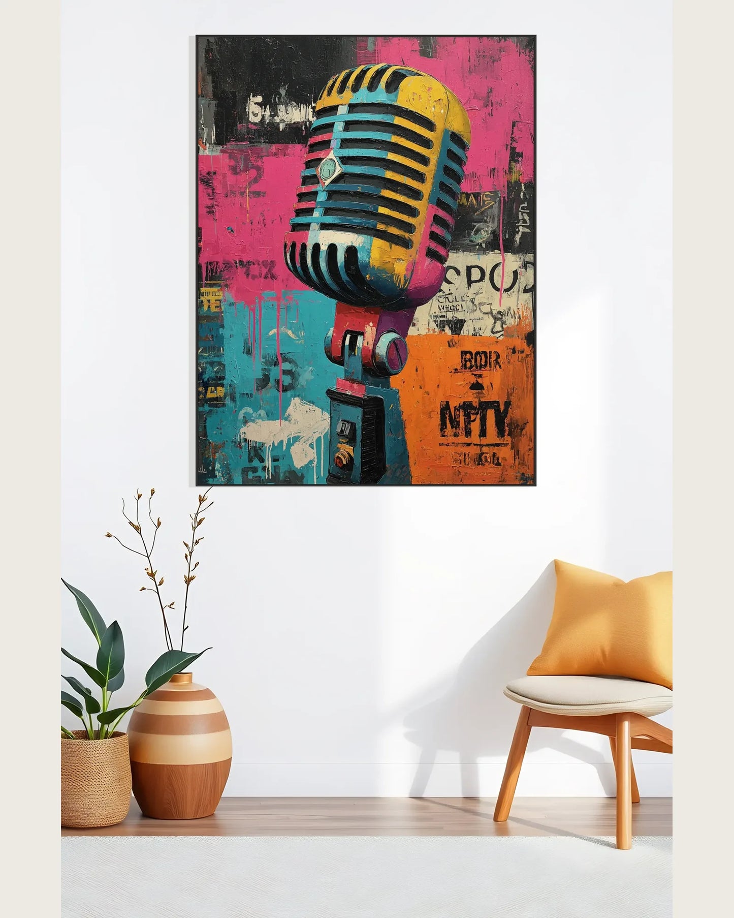 Graffiti Style Canvas Painting No.058