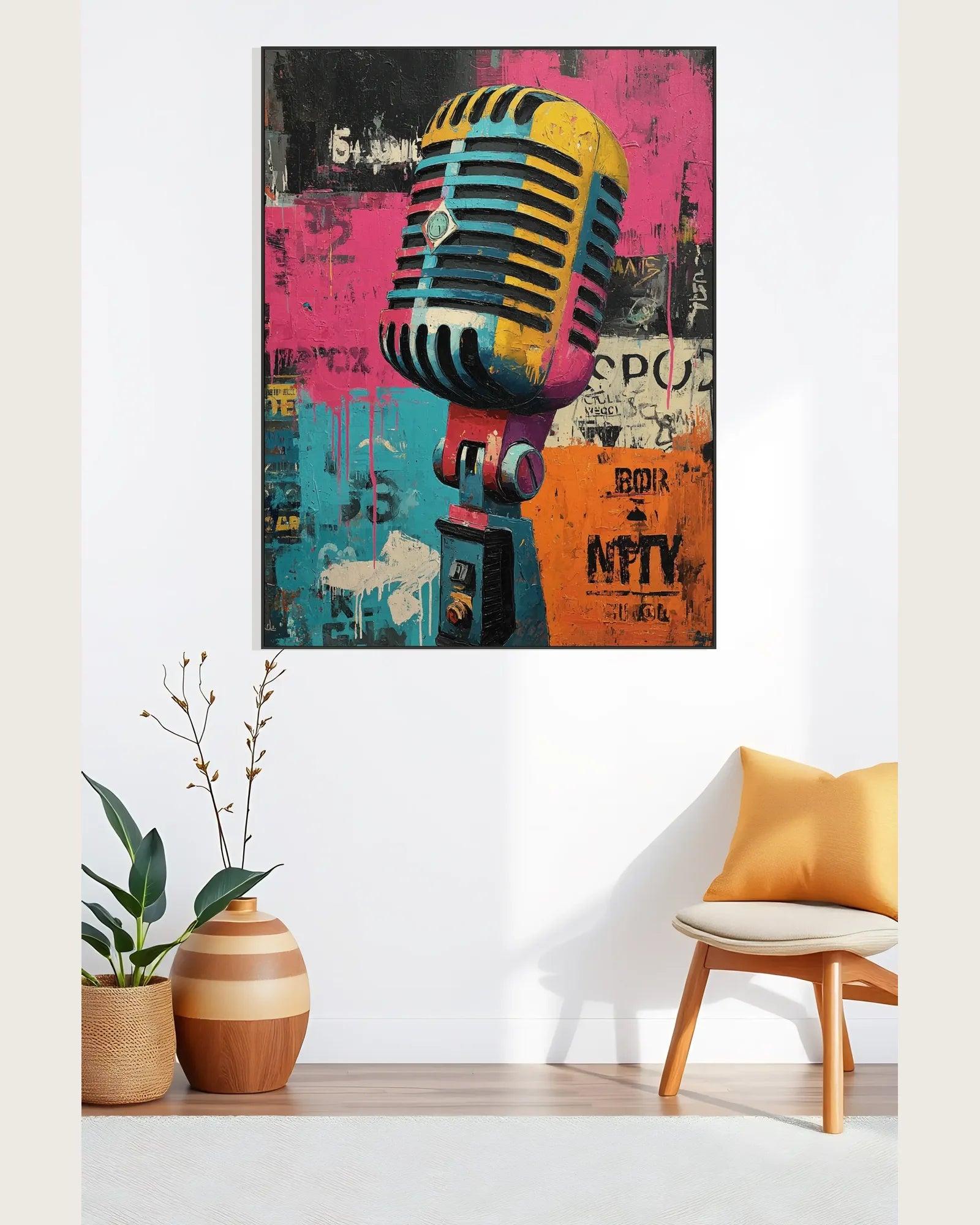 Graffiti Style Canvas Painting No.058