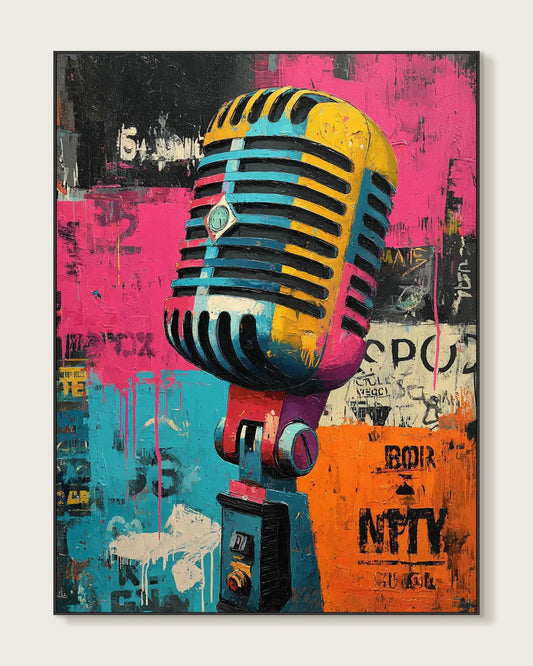 Graffiti Style Canvas Painting No.058