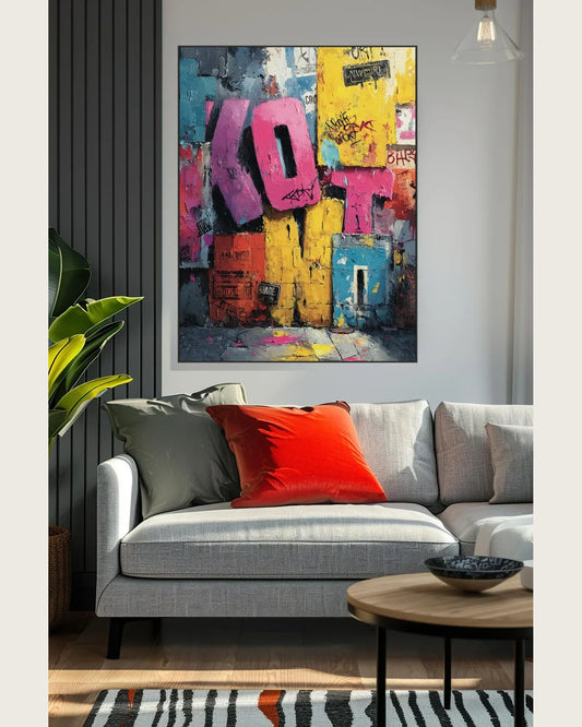 Graffiti Style Wall Decor No.057