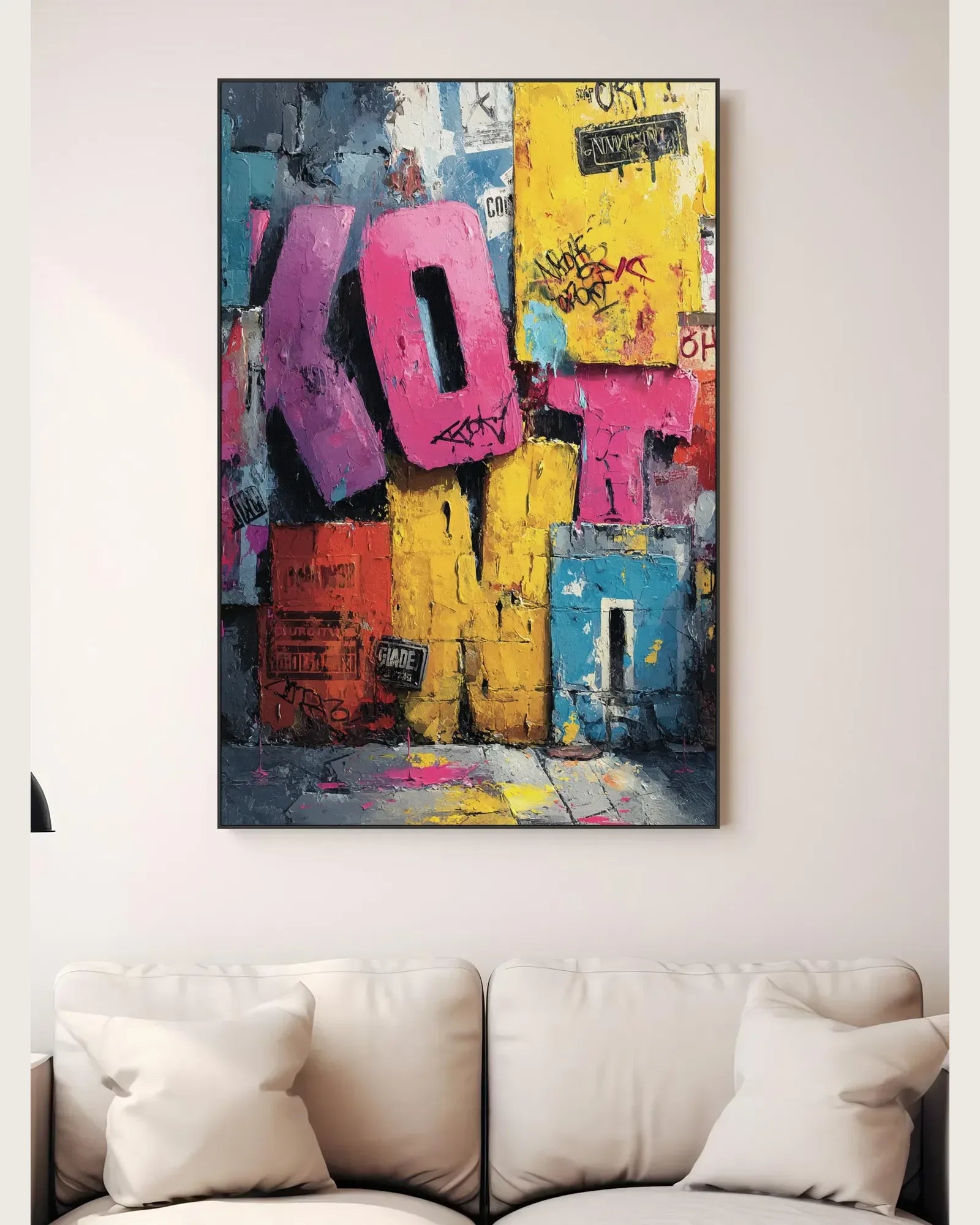 Graffiti Style Wall Decor No.057