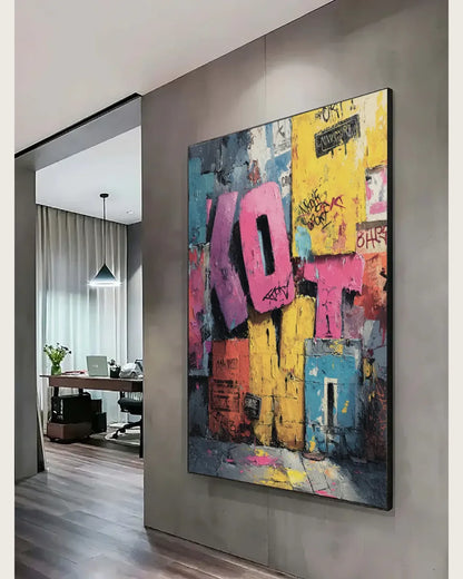 Graffiti Style Wall Decor No.057