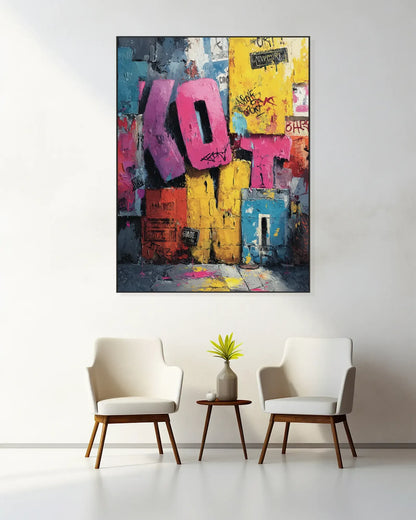 Graffiti Style Wall Decor No.057