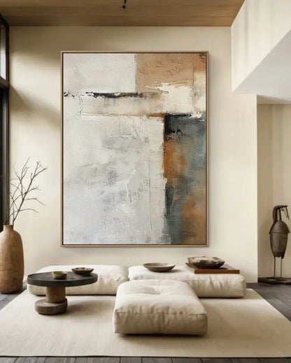 Hand Painted Minimalist Canvas Painting No.060