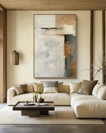 Hand Painted Minimalist Canvas Painting No.060
