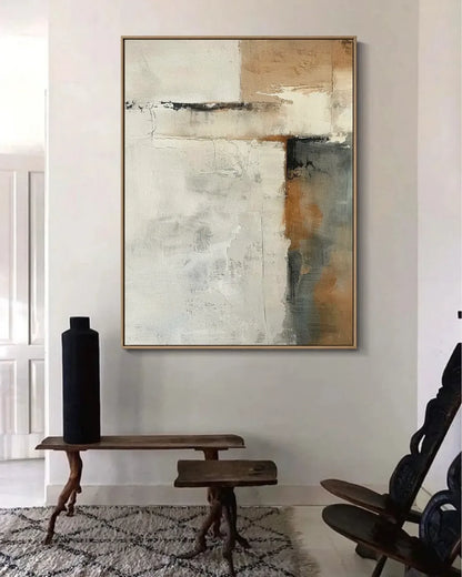 Hand Painted Minimalist Canvas Painting No.060