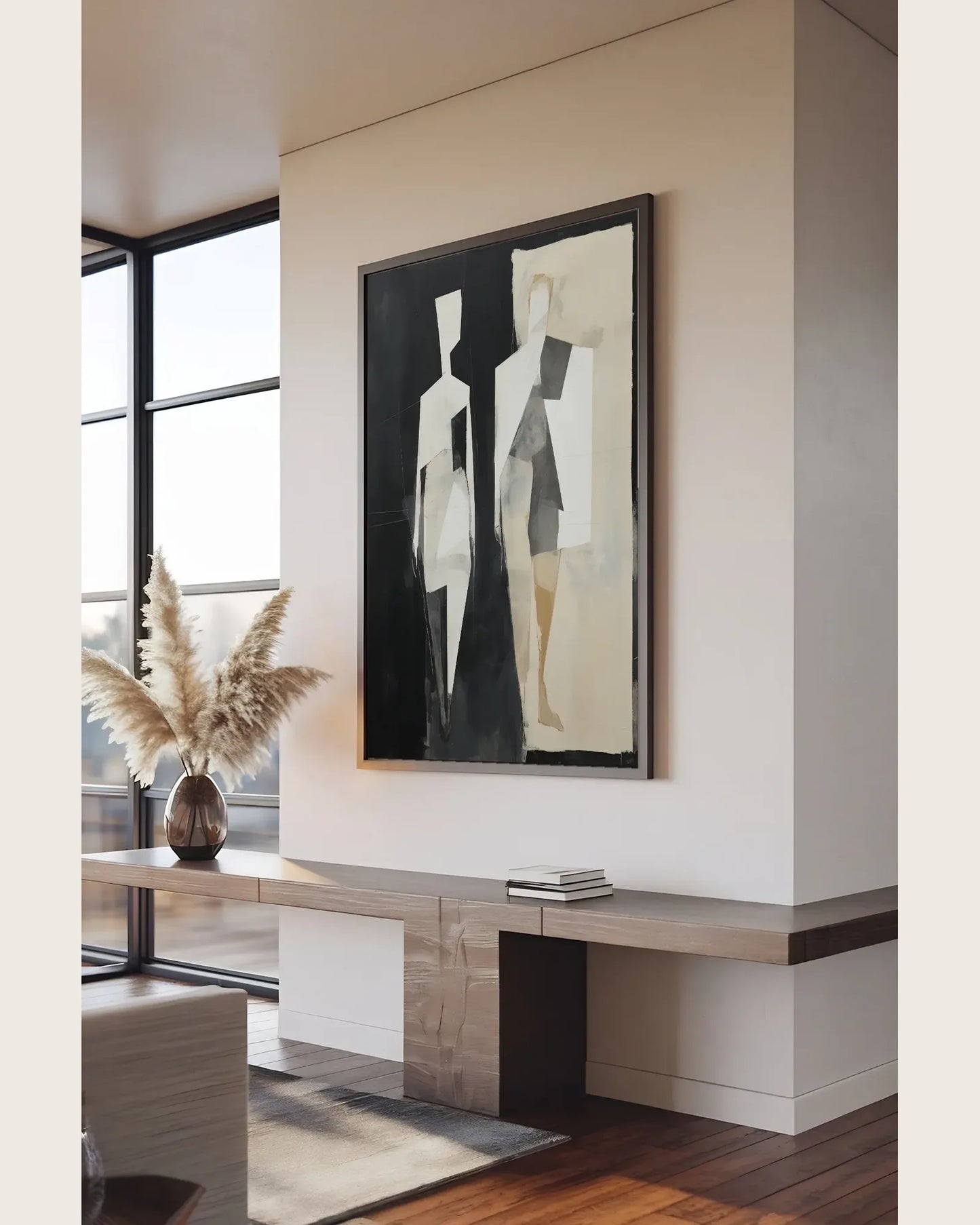 Hand Painted Minimalist Wall Art No.056