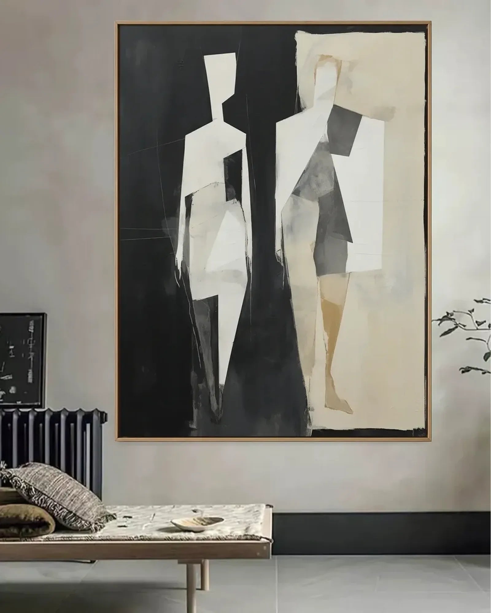 Hand Painted Minimalist Wall Art No.056