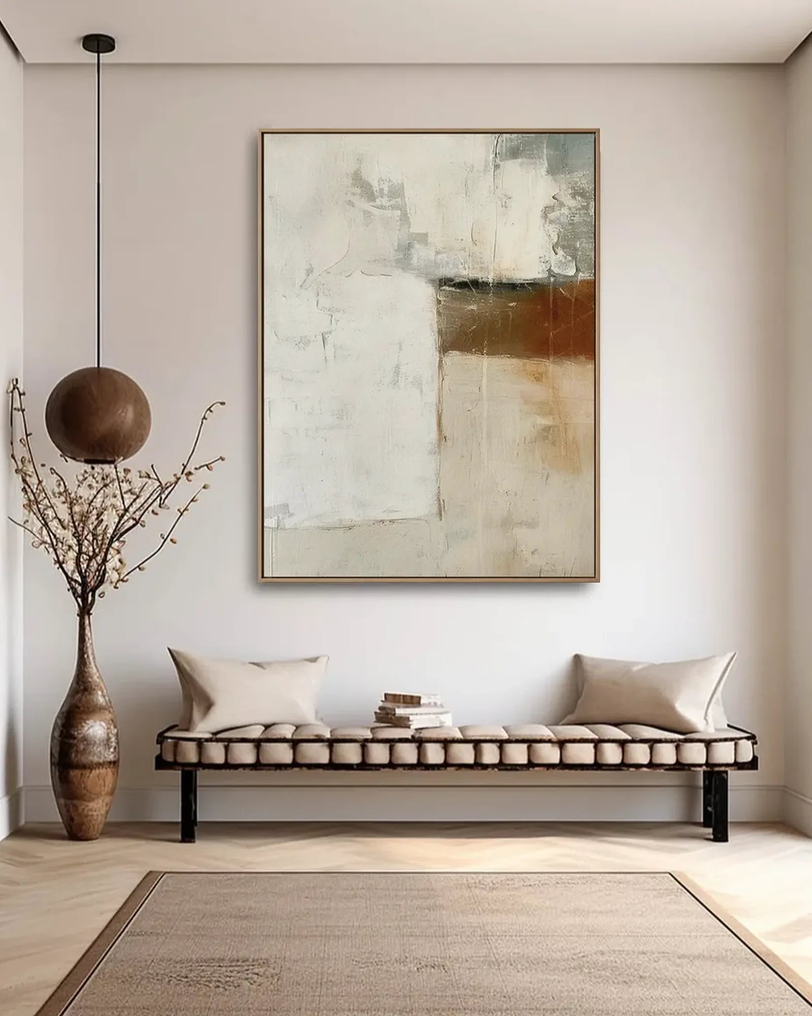 Hand Painted Minimalist Wall Decor No.059