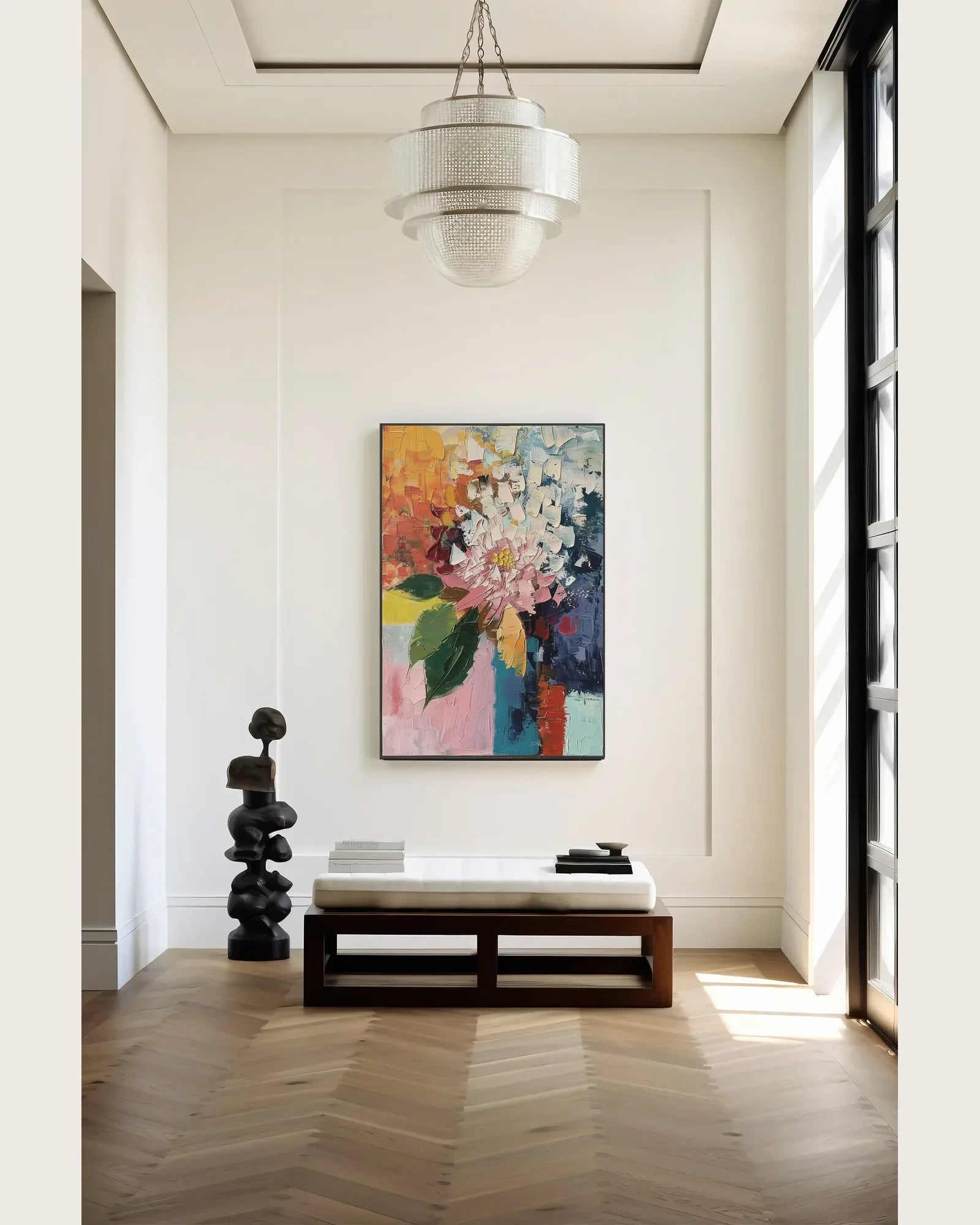 Hand Painted Texture Canvas Art No.047