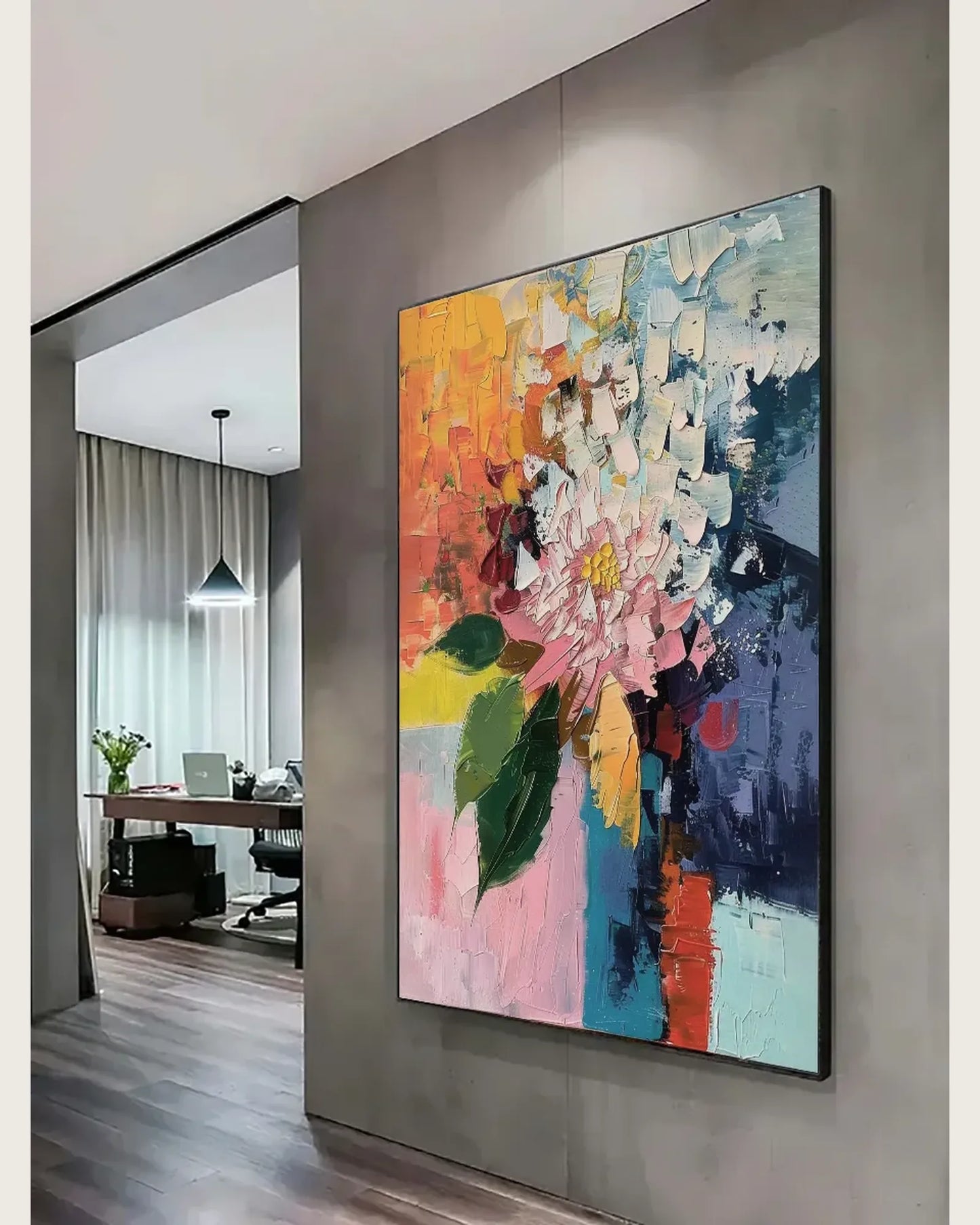 Hand Painted Texture Canvas Art No.047