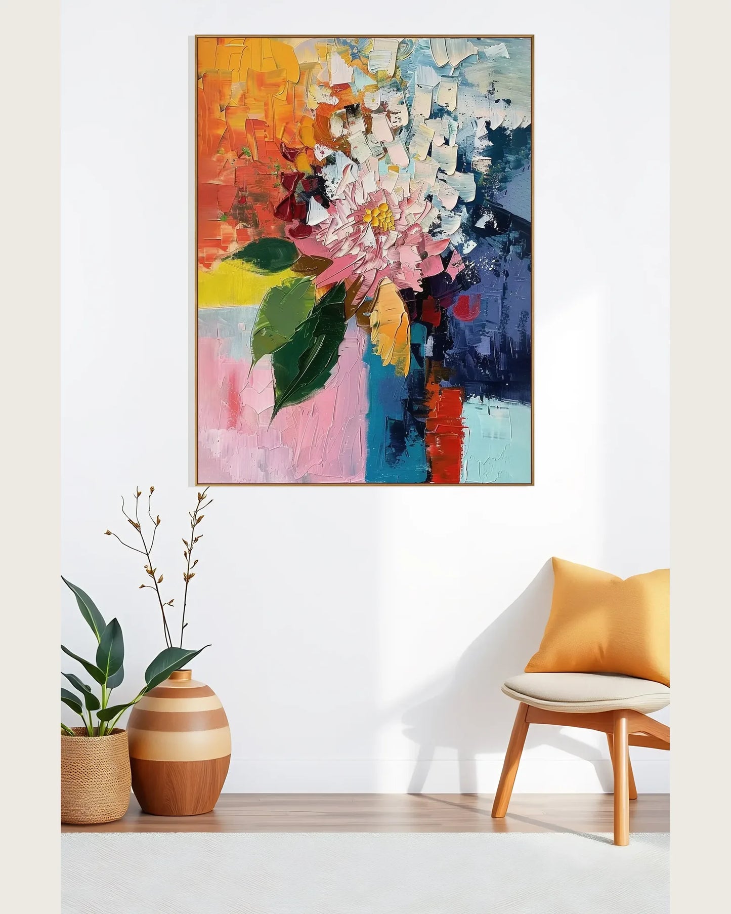Hand Painted Texture Canvas Art No.047