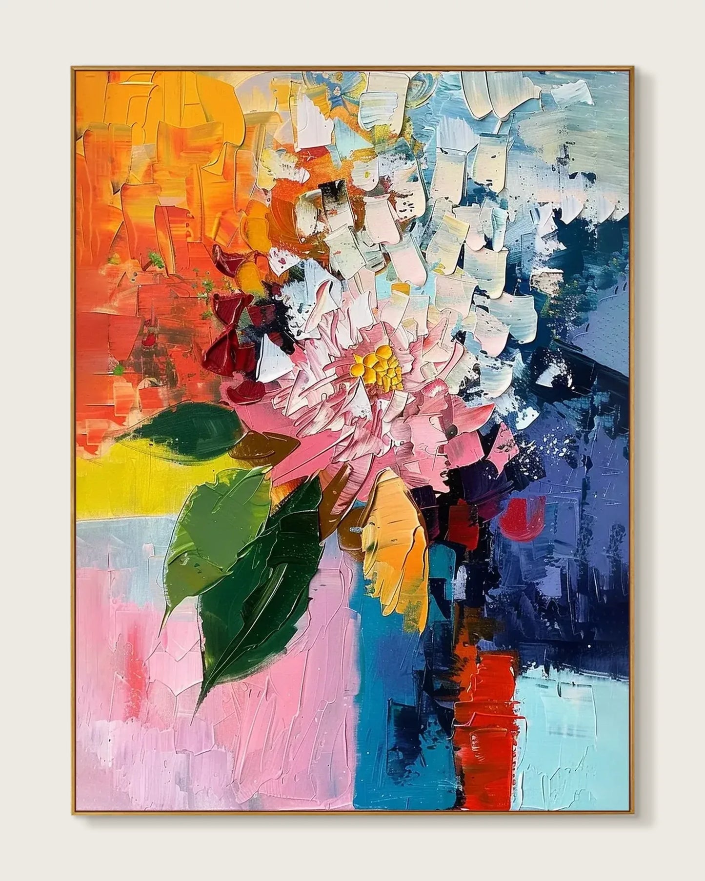 Hand Painted Texture Canvas Art No.047