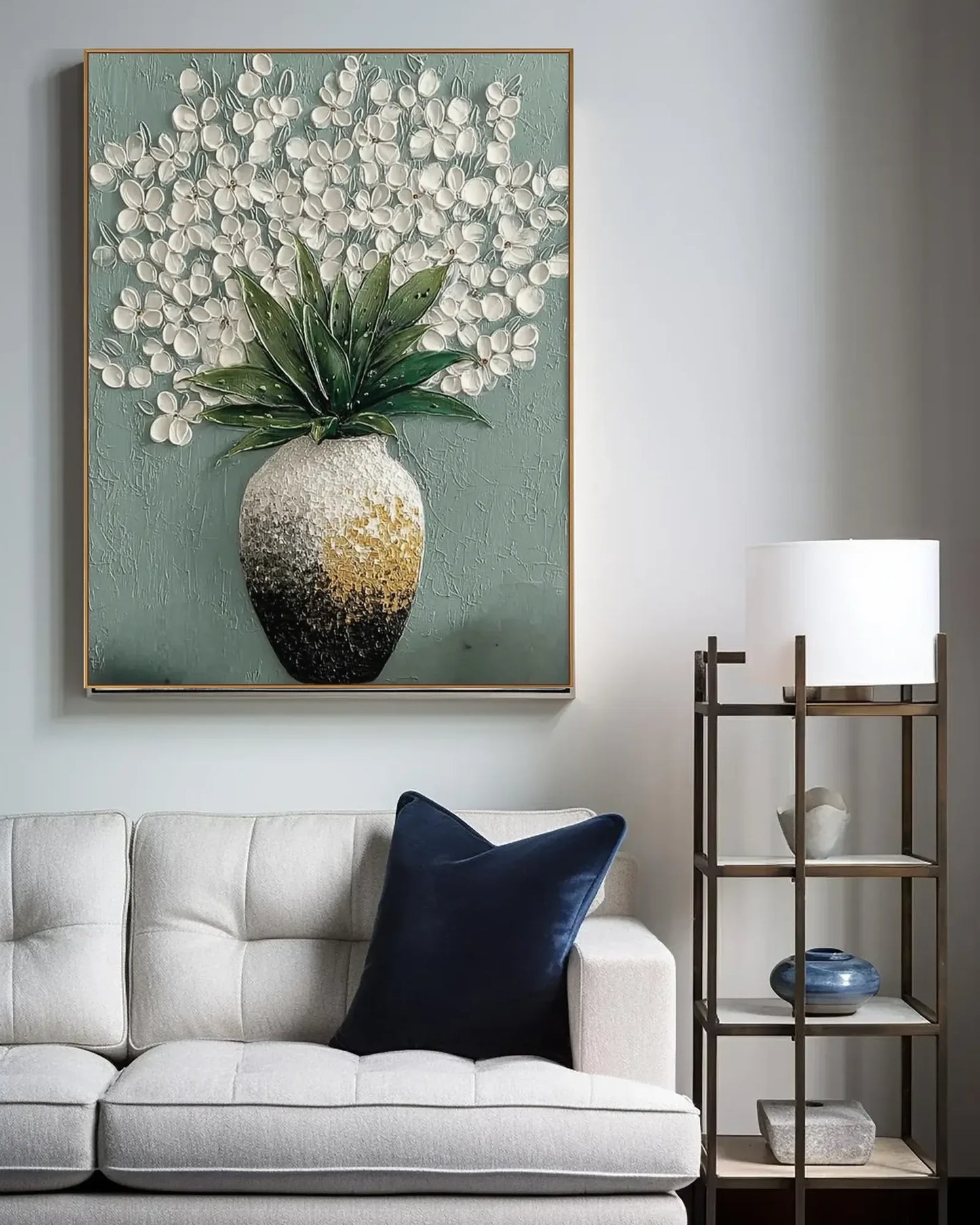 Hand Painted Texture Canvas Painting No.050