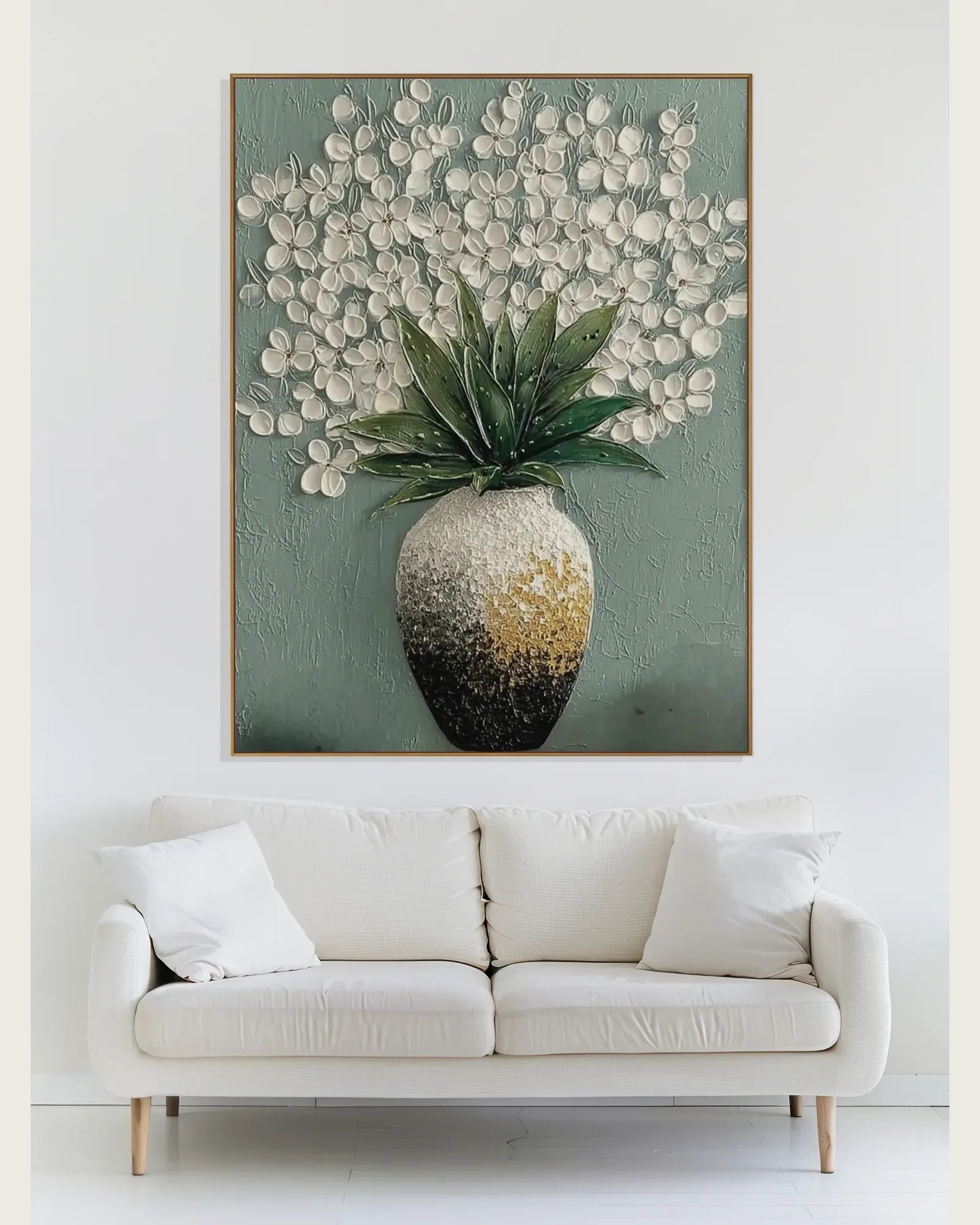 Hand Painted Texture Canvas Painting No.050