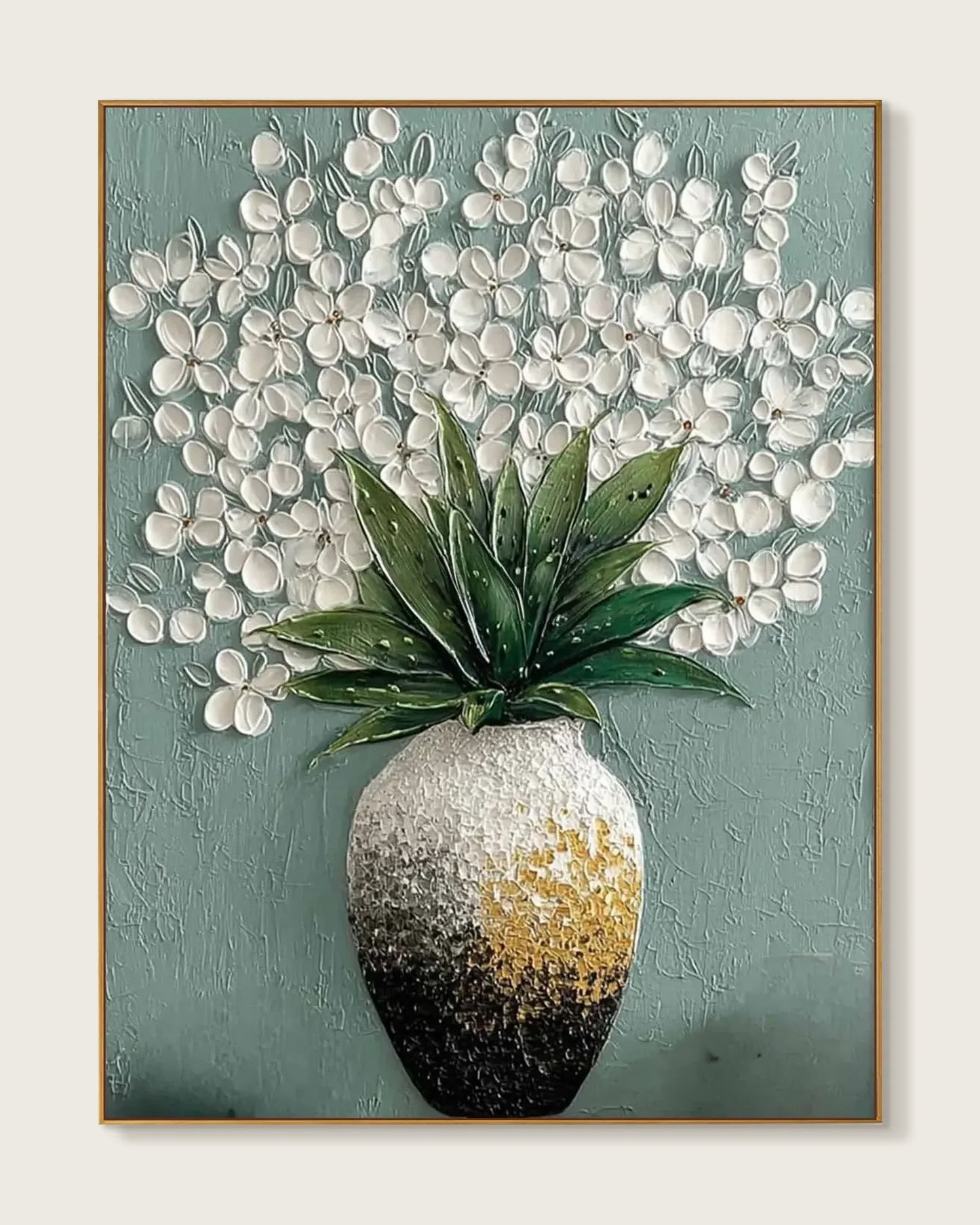 Hand Painted Texture Canvas Painting No.050