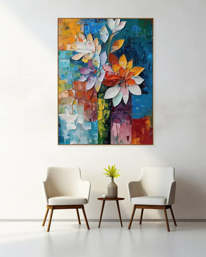Hand Painted Texture Wall Art No.046