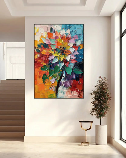 Hand Painted Texture Wall Decor No.049
