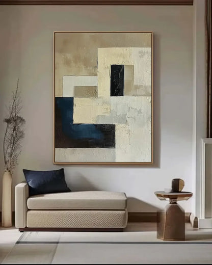 Hand Painted Wabi Sabi Canvas Painting No.040