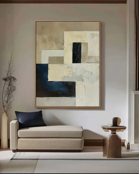 Hand Painted Wabi Sabi Canvas Painting No.040