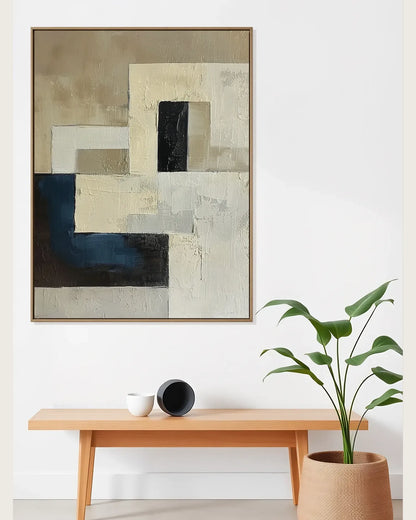 Hand Painted Wabi Sabi Canvas Painting No.040