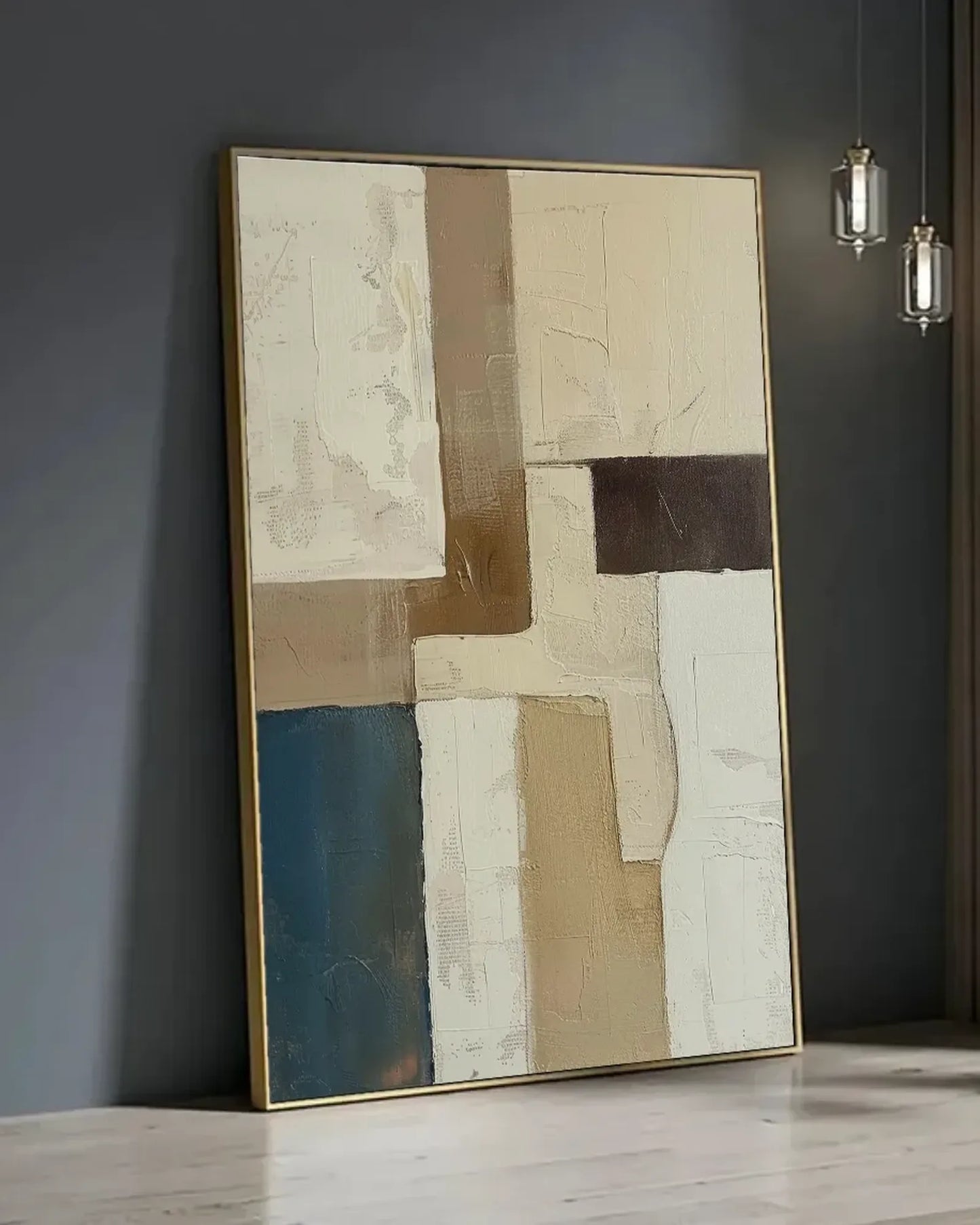 Hand Painted Wabi Sabi Wall Decor No.039