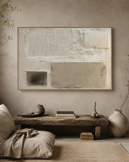 Horizontal Abstract Wabi Sabi Artwork No.109